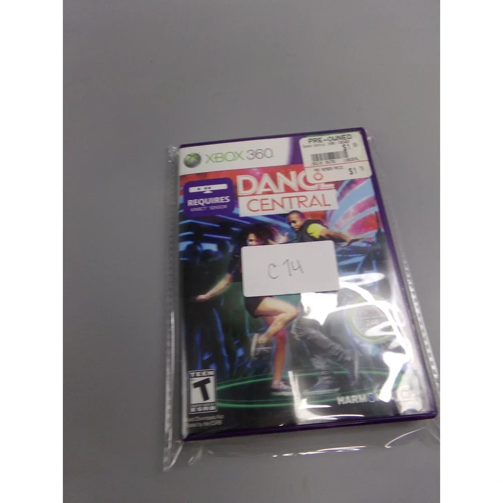 Xbox 360‎ Dance Central Kinect Video Game Disc Case Complete